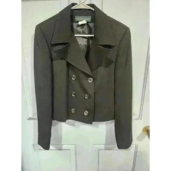 Harve Benard Blazer Jacket Women 12 Black - Picture 1 of 4